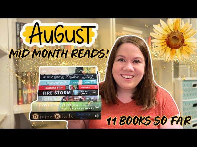 AUGUST MID MONTH WRAP UP | 11 BOOKS + CURRENT READS & REMAINING AUG TBR