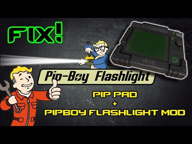 How to install Pipboy Flashlight Mod with Pip-Pad 2023 (Fix Light Always Pointing Up)