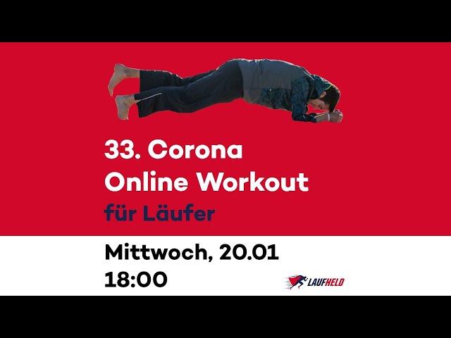 33. Corona Online Workout für Läufer