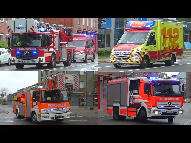 Hansestadt Bremen ► Feuerwehr (FuRW 1,2 & 4), Rettungsdienst, Polizei und BSAG im Einsatz