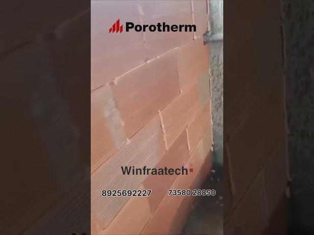 POROTHERM SMART BRICKS DRYFIX SYSTEM - Innovative Solution from Wienerberger