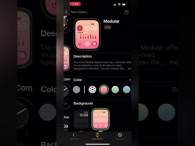 How to change your Apple Watch face #shorts