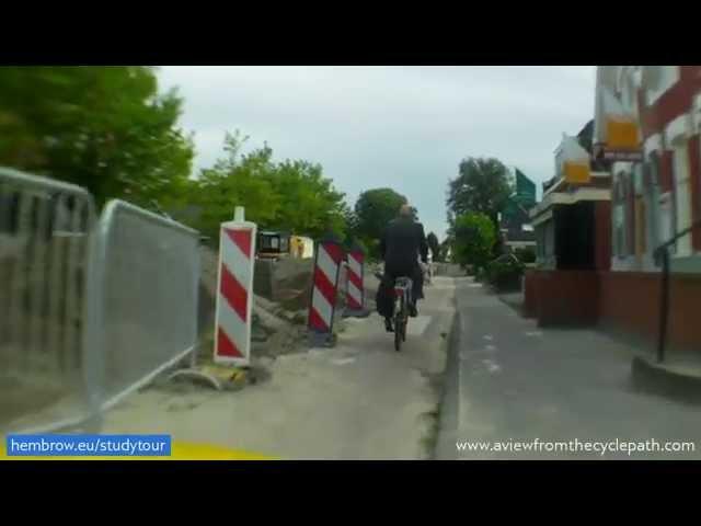 Road Works vs. The Dutch Cyclist - Even in a village it's important to maintain cycle routes