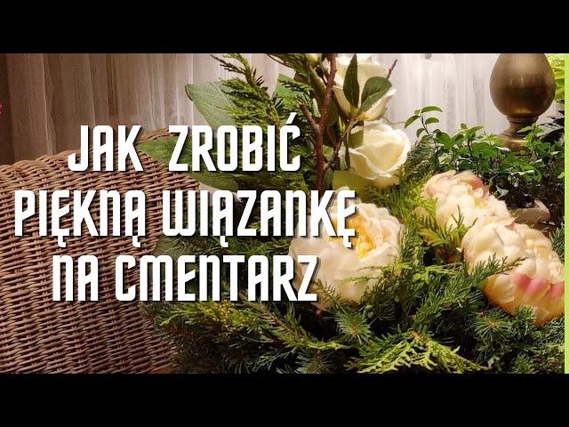 Prosta do zrobienia wiązanka na cmentarz. Jak zrobić piękną wiązankę na cmentarz