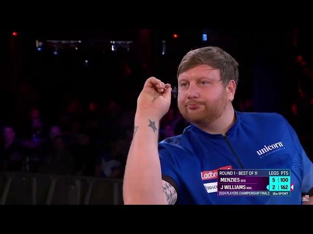 Darts 2024. Players Championship Finals. Round 1 - Menzies v S.Williams. Highlights.