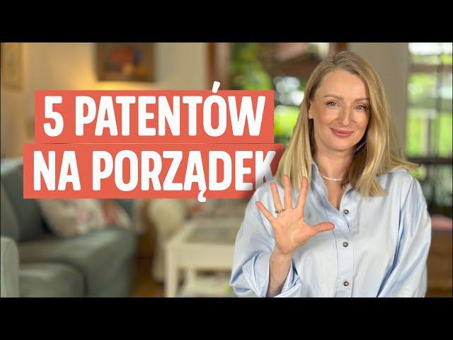 5 patentów na utrzymanie porządku w domu - moje sprawdzone rady | Ula Pedantula #424