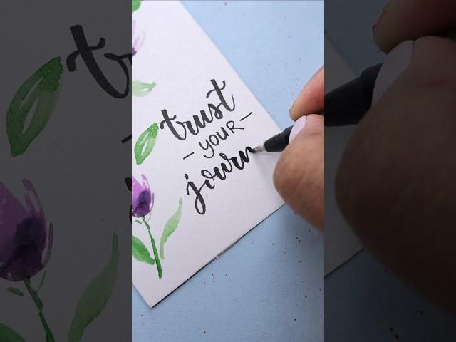 Life quote writing style. #ytshorts #calligraphy #art #satisfying