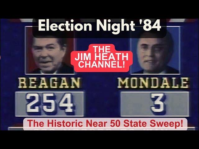 Reagan's Epic Victory Over Mondale On Election Night 1984