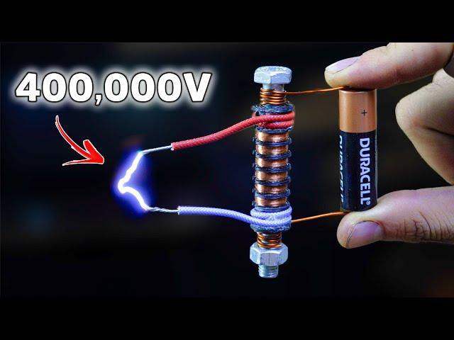 Make 400000v High voltage generator (easily) - High voltage PLASMA transformer