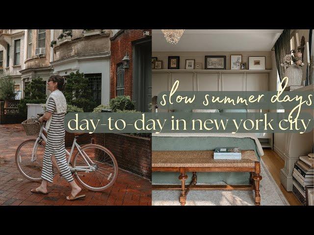 Slow Summer Days Vlog 2 | Painting & Life Around NYC