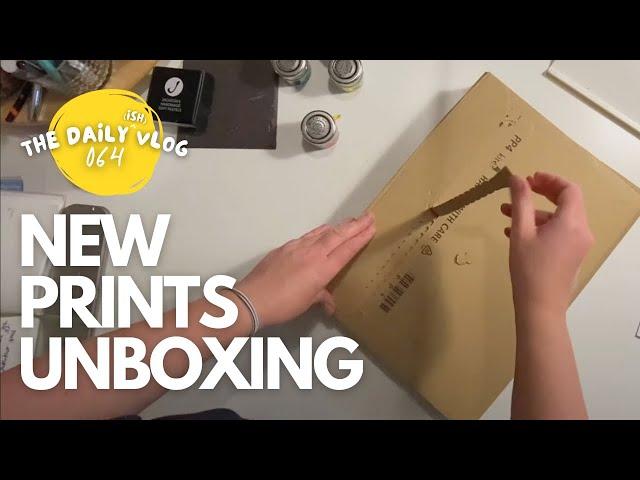 The Daily(ish) Vlog 064 - New Illustration Prints - An Illustrator's Vlog