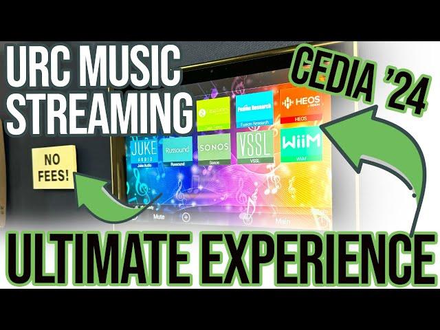 URC Music Streaming OPTIONS - Integrates with the MANY Streamers, Sonos, Wiim, Autonomic, ect