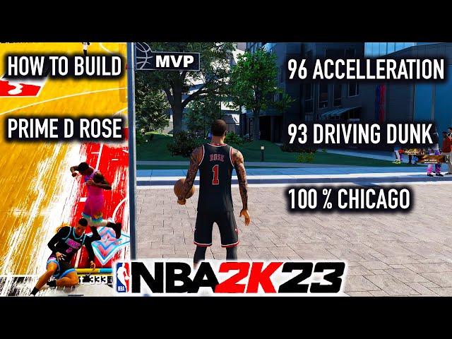 Prime Derrick Rose Build 2K23