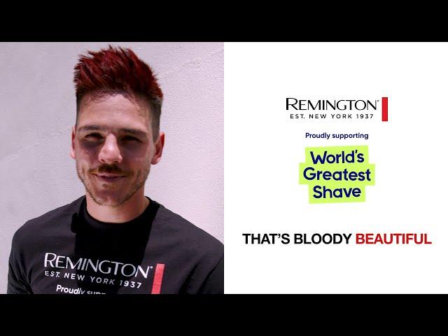 Remington is proudly supporting the World's Greatest Shave