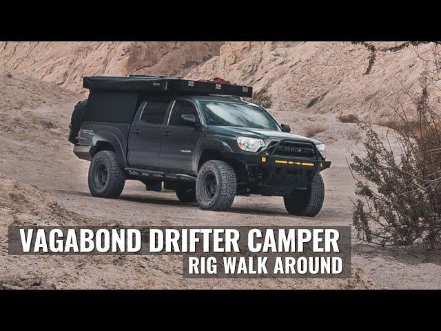 Ngoc's Overland Toyota Tacoma + Vagabond Drifter Camper Walk-Around