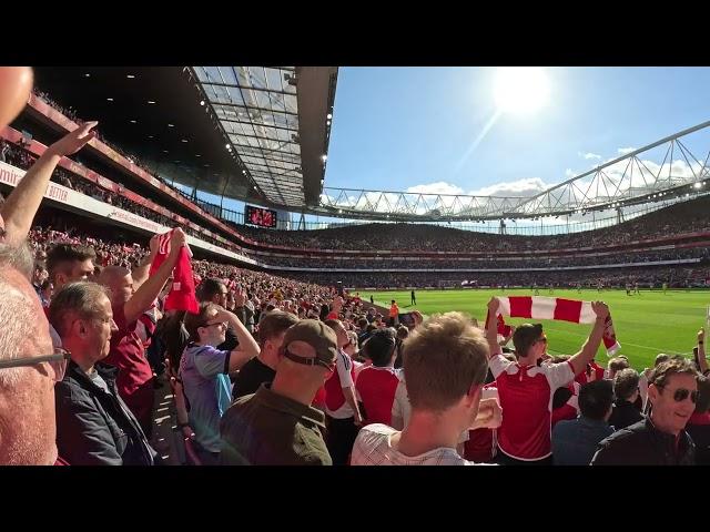 North London Forever: Arsenal v Leicester City 28/09/2024 #arsenal #gopro