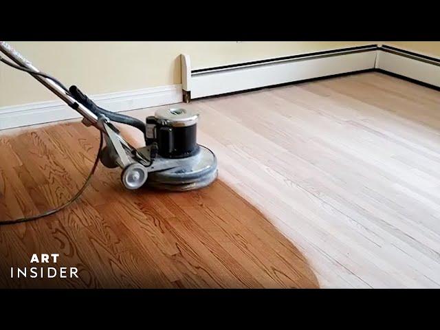 How Hardwood Floors Are Professionally Refinished