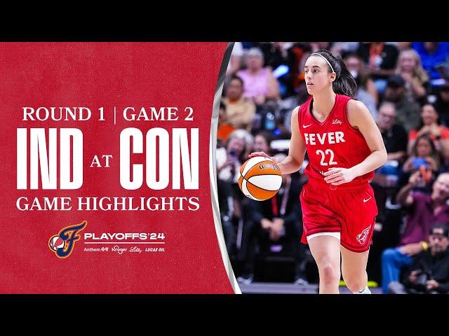 Indiana Fever Highlights at Connecticut Sun (Game 2) | September 25, 2024