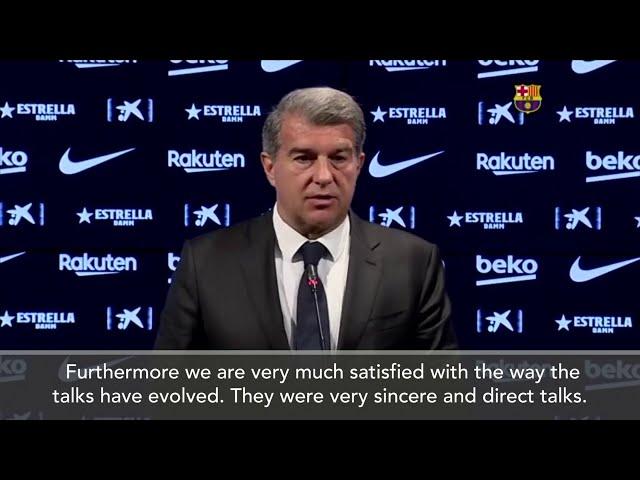 Laporta - "The best thing for Barca is for Koeman to stay"