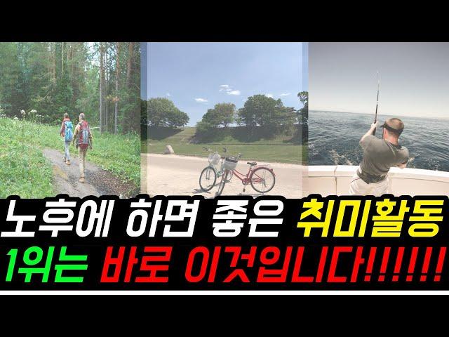 돈도 안들면서 평생 할 수있는 시니어 취미생활 1위는 이것입니다!! ㅣ 50대부터 80대까지 하면 좋을 취미생활을 나이대별로 소개해드립니다ㅣ 시청필수