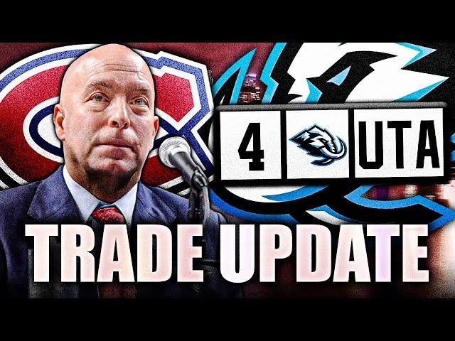 HUGE NHL TRADE UPDATE: UTAH MAMMOTH 4TH OVERALL PICK TO CANADIENS? HABS RUMOURS