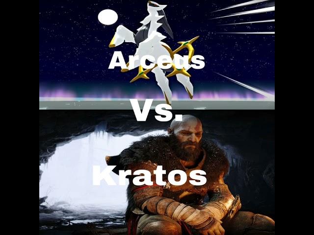 Kratos vs. Arceus #shorts #edit #pokemon #godofwar #kratos