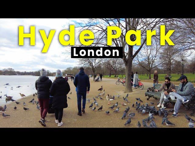 Hyde Park London | The Largest Park in Central London | Sunny Weekend 4k video ultra hd 60fps