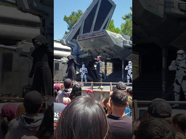 Kylo Ren Star Wars in Disneyland