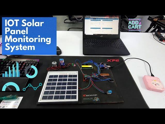 IOT Based Solar Panel Monitoring System Using Arduino & ESP8266