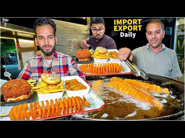 21 Years Old MasterChef ka Imported Luxury Burger | Street Food India