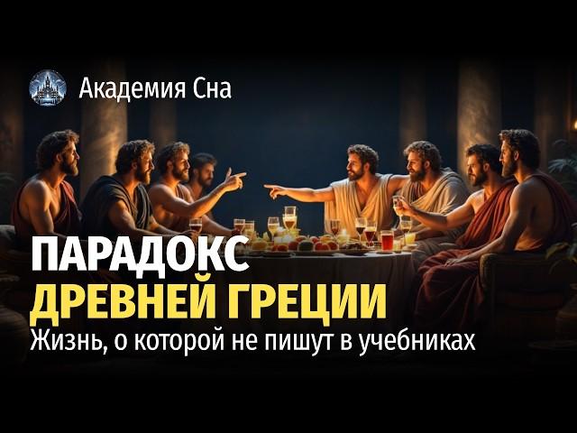  Лекция для сна ️ Парадокс Древней Греции: жизнь, о которой не пишут в учебниках ️