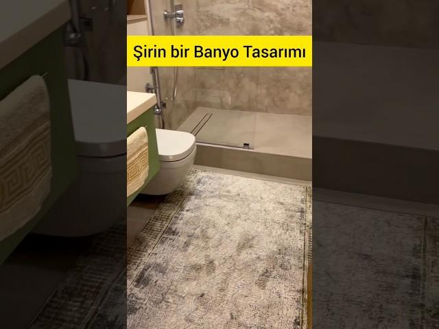 Küçük, şirin bir banyo tasarımı!  #shortvideo