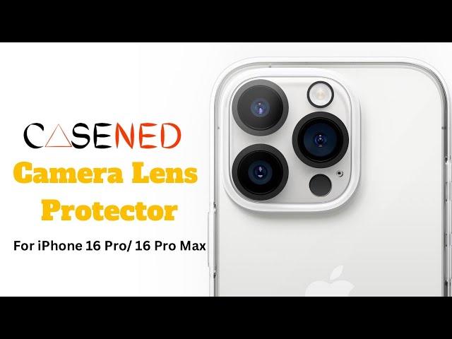 iPhone 16 pro max camera lens protector | CASENED mobile camera tempered glass