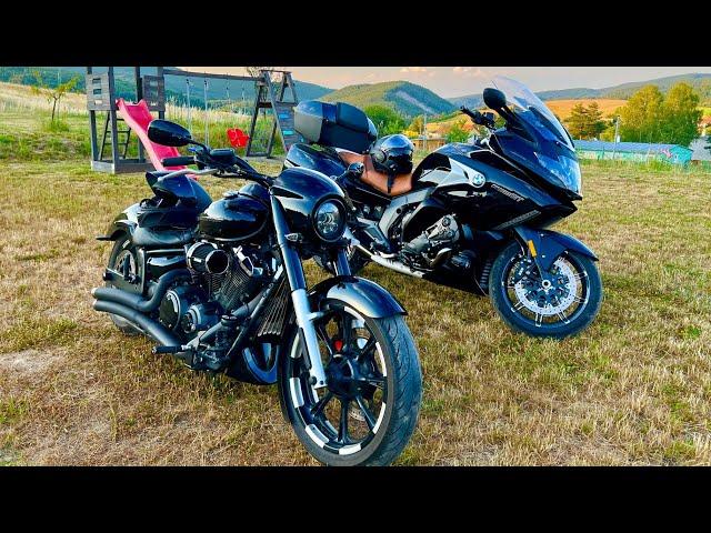 My Yamaha & my friend @Dante.Brezinaris  BMW K 1600 GT