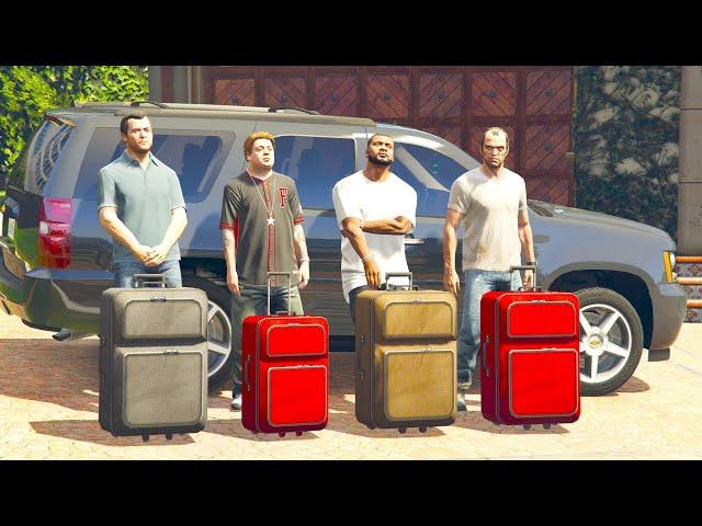 Michael And His Family Friends Going On A Road Trip And Camping | GTA 5