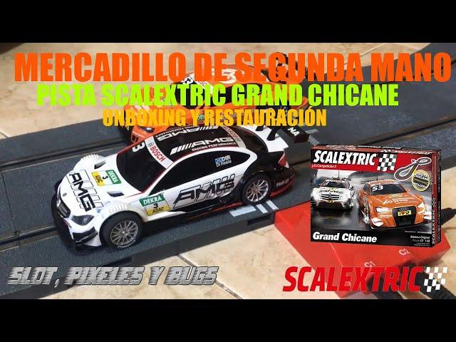 Mercadillo de Segunda Mano - Circuito Scalextric Grand Chicane Unboxing y Restauración