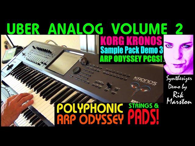 Korg Kronos Uber Analog Volume 2 Sample Pack Demo 3 ARP Odyssey OB Rik Marston