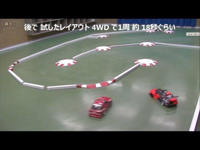 SIROサンビーサーキット レイアウト 走行の様子