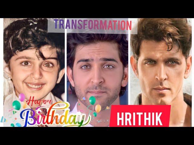 Hrithik Roshan Transformation Journey Childhood to Present Bollywood #Shorts #Youtubeshorts