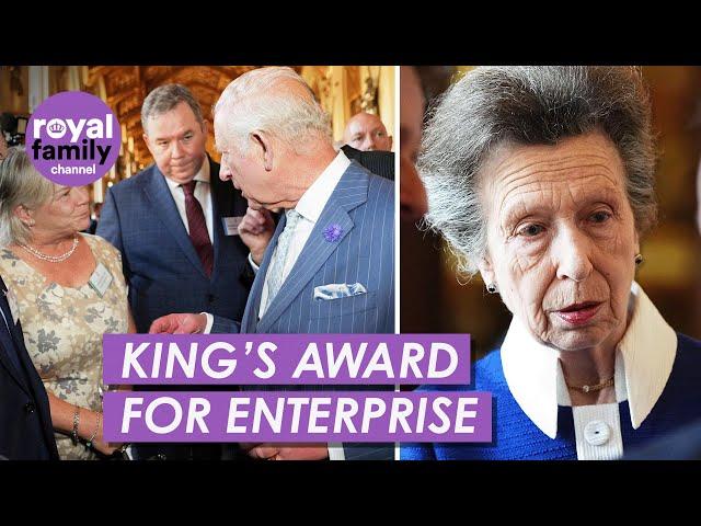 Princess Anne Joins King Charles For Spectacular Reception at Windsor Castle