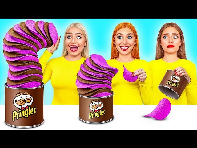 100 Layers of Food Challenge | Fantastic Food Hacks by Bubba DO Challenge