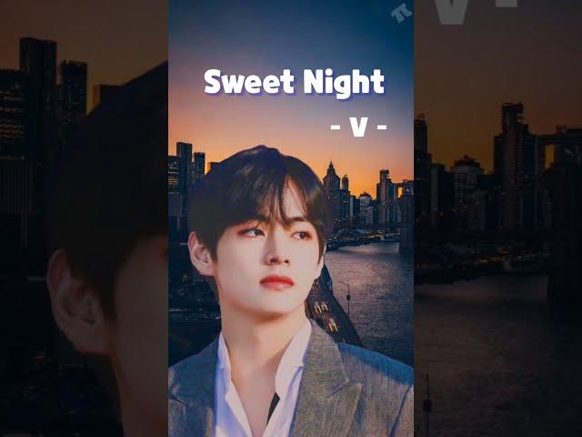 [세로,한영가사] Sweet Night 스윗나잇 단밤 한글가사해석 (이태원 클라스OST,방탄소년단 김태형 BTS V)