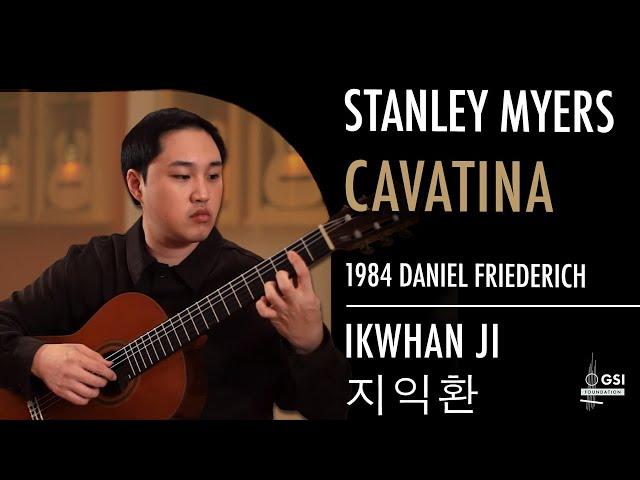 Ikwhan Ji (지익환) performs S. Myers' "Cavatina" from "The Deer Hunter". Guitar: 1984 Daniel Friederich