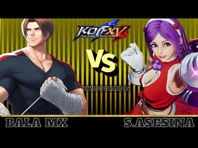 KOFXV Shermie Asesina Vs Bala MX - Intense Fight - Nice combos!