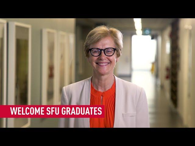 President Joy Johnson welcomes SFU Graduate Students 2021