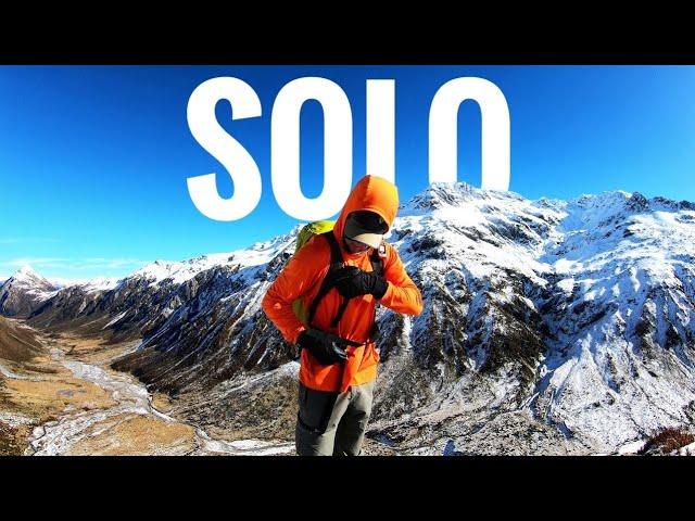 My First Time Solo Mountaineering - Climbing Falling Mountain in Winter