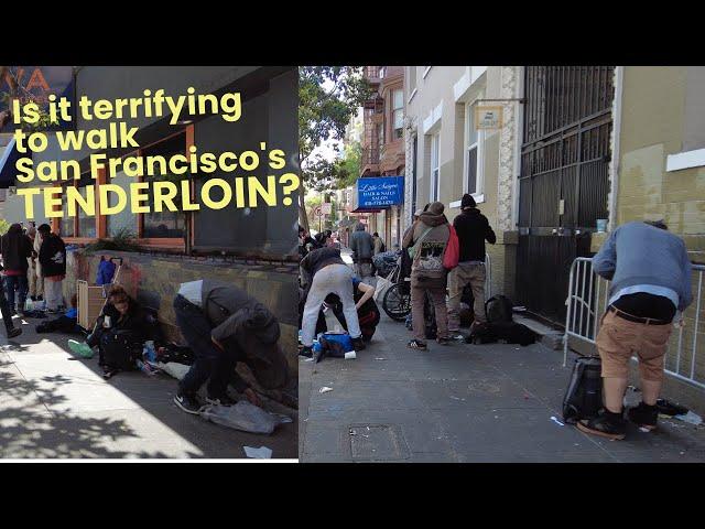 How terrifying is it to walk San Francisco's Tenderloin District? (Recorded June 6, 2024)