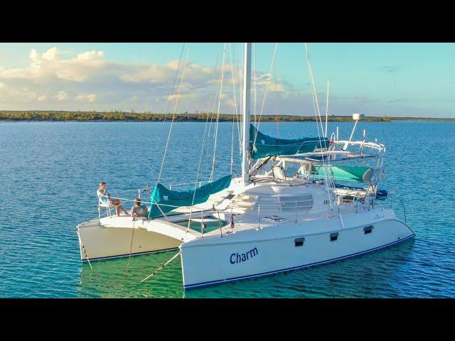 CATAMARAN SAILBOAT TOUR (42' Manta Full Walkthrough Inside & Out!) [Can Sail Around The World!]