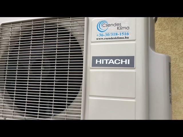 Hitachi Dual kültéri klíma (2beltéri-1kültéri)- Csendes Klíma Kft.