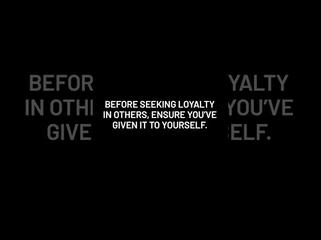Do you stay true to yourself, even when its hard #loyalty #quotes #youtube #goodnight #goodmorning